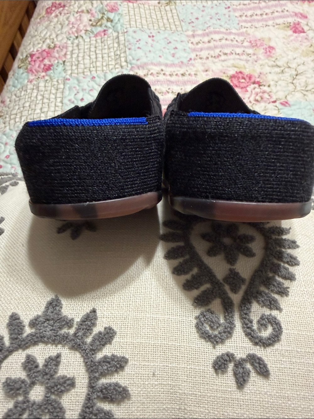 Rothy's Black braided Slip-On Knit Mules clogs 9 - Picture 7 of 7